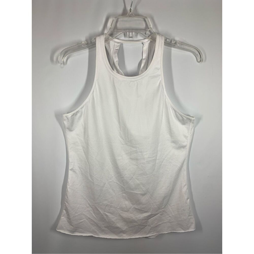 Manduka Women's Racerback Performance Yoga Tank Top White Size Medium